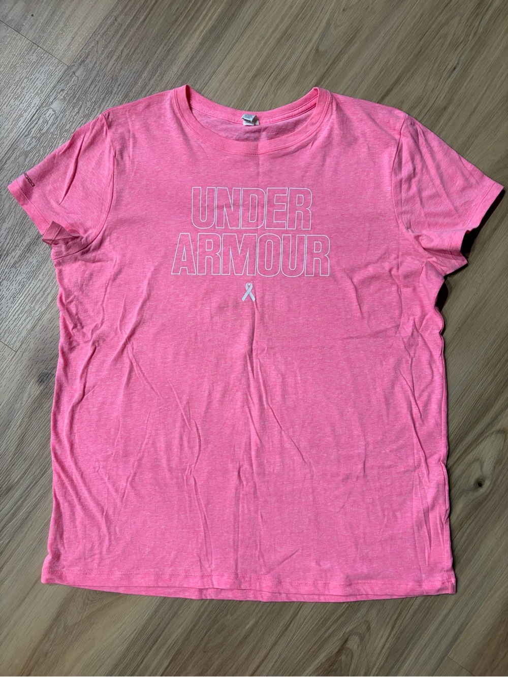 Under Armour Women’s Hot Pink Logo Short Sleeve Tee